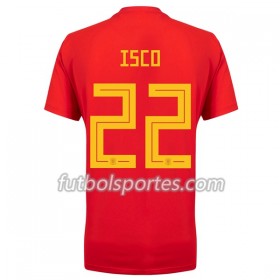 Camisetas España Isco 22 Primera Equipacion Mundial 2018